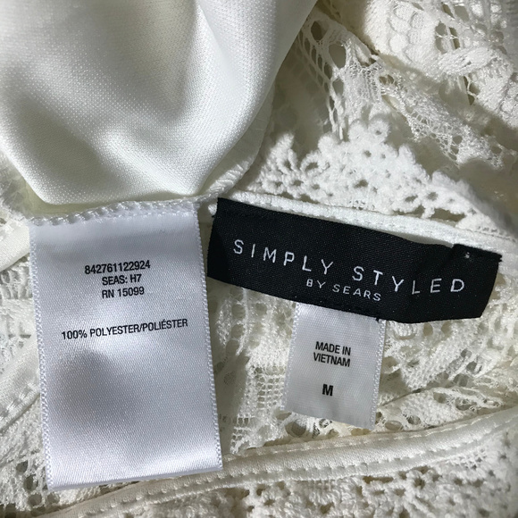 Simply Styled Lace Blouse Sz M (F31) - Picture 8 of 8